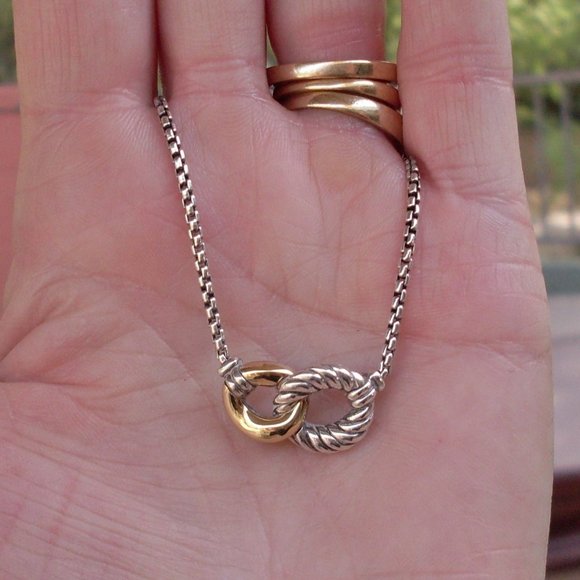 David Yurman Belmont Curb Link Pendant 